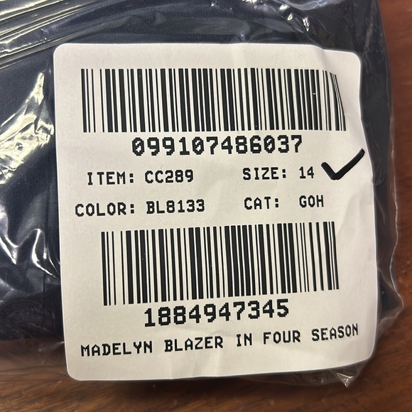 J Crew Madelyn blazer in four-season stretch CC289 - Picture 5 of 5